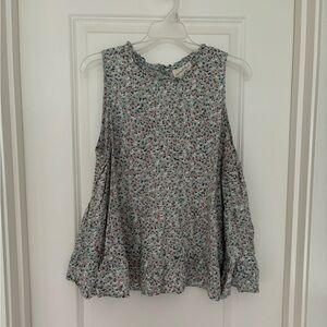 Floral Flounce Top